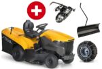 Stiga Rasentraktor Estate 798 Winterpaket mit 120 cm Schneeschild, PTO-Kit und Schneeketten