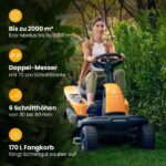 Stiga Akku-Aufsitzmäher Swift 372e mit 4 x 5 Ah Akkus und 1 x Ladegerät – Bild 4