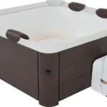 MSpa Whirlpool XXL neustes Modell Frame TRIBECA 2026 + MSPA App - UVC - Holz-Optik - Kombi Outdoor Pool - OZON - KEIN Starkstrom - winterfest - 6Pers.