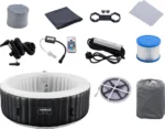 Arebos AR-HE-SPA6RL, Schwarz, 650 mm, 26 kg – Bild 2
