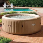 INTEX 28426 - Whirlpool - PureSPA »Bubble« (rund, sahara tan, Ø196 außen/Ø145cm innen) x 71cm hoch für 4 Personen – Bild 13
