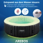 Arebos AR-HE-SPA6RL, Schwarz, 650 mm, 26 kg – Bild 4