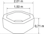 HAF PureSpa DeLuxe HWS 800 | 180 x 180 x 71 cm für 4 Personen | Aufblasbarer Whirlpool | Stromsparender Outdoor Pool | Ganzjähriger Einsatz – Bild 7