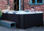 MSpa Whirlpool XXL neustes Modell Frame TRIBECA 2026 + MSPA App - UVC - Holz-Optik - Kombi Outdoor Pool - OZON - KEIN Starkstrom - winterfest - 6Pers. – Bild 7
