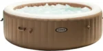 INTEX 28426 - Whirlpool - PureSPA »Bubble« (rund, sahara tan, Ø196 außen/Ø145cm innen) x 71cm hoch für 4 Personen – Bild 17
