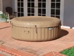 INTEX 28426 - Whirlpool - PureSPA »Bubble« (rund, sahara tan, Ø196 außen/Ø145cm innen) x 71cm hoch für 4 Personen – Bild 4