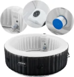 Arebos AR-HE-SPA6RL, Schwarz, 650 mm, 26 kg – Bild 5