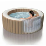 INTEX 28426 - Whirlpool - PureSPA »Bubble« (rund, sahara tan, Ø196 außen/Ø145cm innen) x 71cm hoch für 4 Personen – Bild 21