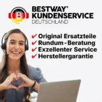Bestway® LAY-Z-SPA® Energiespar-Whirlpool Miami AirJet™ für 4 Personen Ø 180 x 66 cm, Dunkelblau – Bild 2