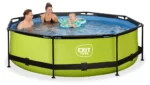 EXIT Lime Rahmenpool ø300, Aufstellpool, mit Filterpumpe, Rund, Grün – Bild 5