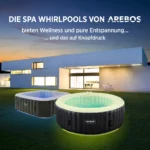 Arebos AR-HE-SPA6RL, Schwarz, 650 mm, 26 kg – Bild 8