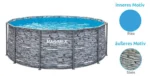 Aufstellpool Marimex Florida Pool 3,66x1,22 m ohne Zubehör - Steinoptik – Bild 4