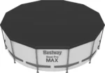 Steel Pro MAX Rahmenpool 366 x 122 12 Fuß BESTWAY 5in1 + Leiter + Abdeckung + Pumpenfilter – Bild 3