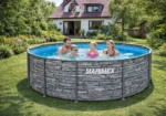 Aufstellpool Marimex Florida Pool 3,66x1,22 m ohne Zubehör - Steinoptik – Bild 2