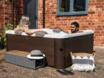 MSpa Whirlpool XXL neustes Modell Frame TRIBECA 2026 + MSPA App - UVC - Holz-Optik - Kombi Outdoor Pool - OZON - KEIN Starkstrom - winterfest - 6Pers. – Bild 3