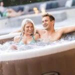 INTEX 28426 - Whirlpool - PureSPA »Bubble« (rund, sahara tan, Ø196 außen/Ø145cm innen) x 71cm hoch für 4 Personen – Bild 25